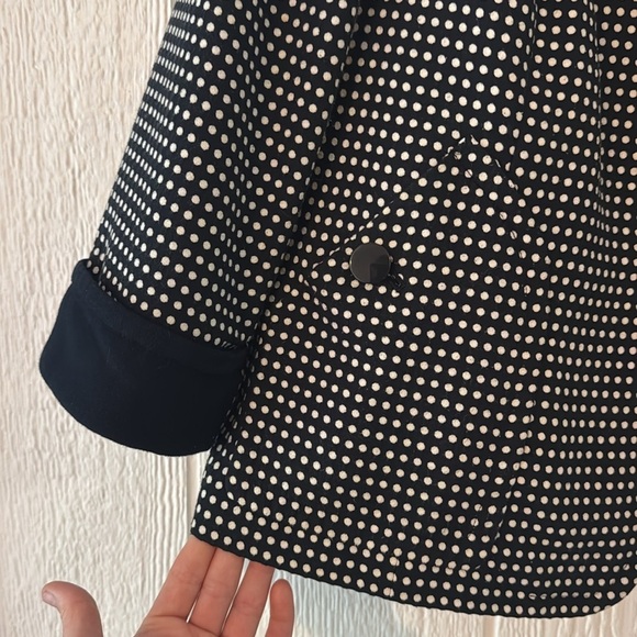 Talbots polka dot cropped blazer - Picture 2 of 7